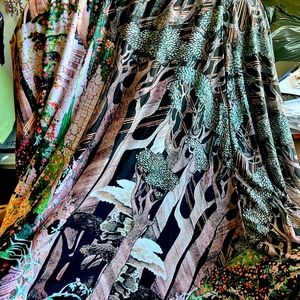 Absolutely gorgeous Blackmilk Nielsen Sleeping Beauty skirt. Stunning imagery!